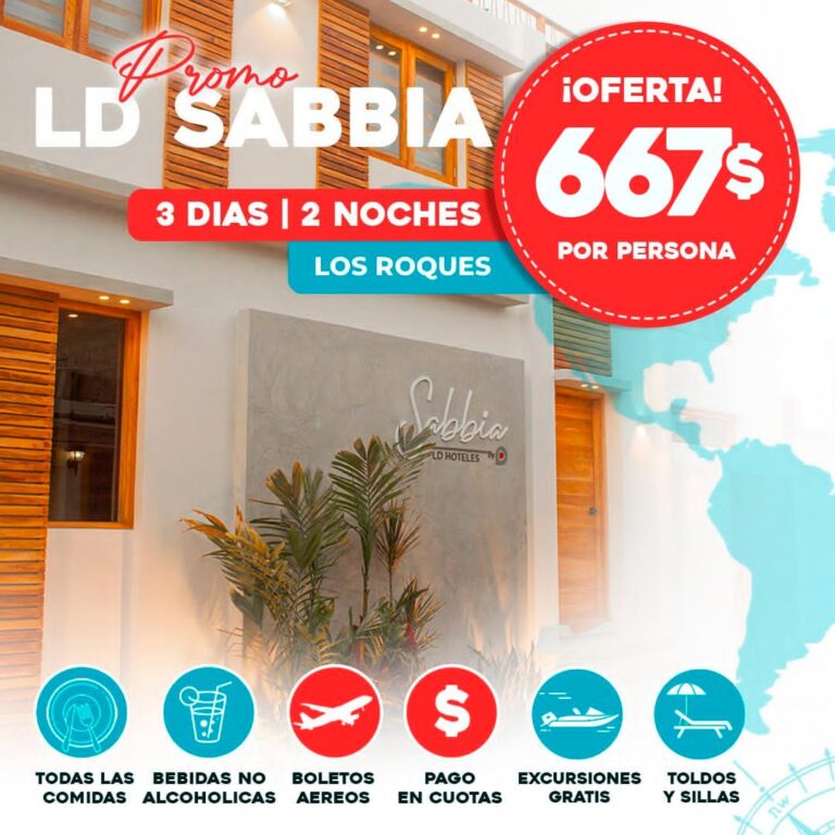 Promoción LD Sabbia Los Roques